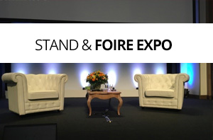 Nos références location mobilier stand et foire expo